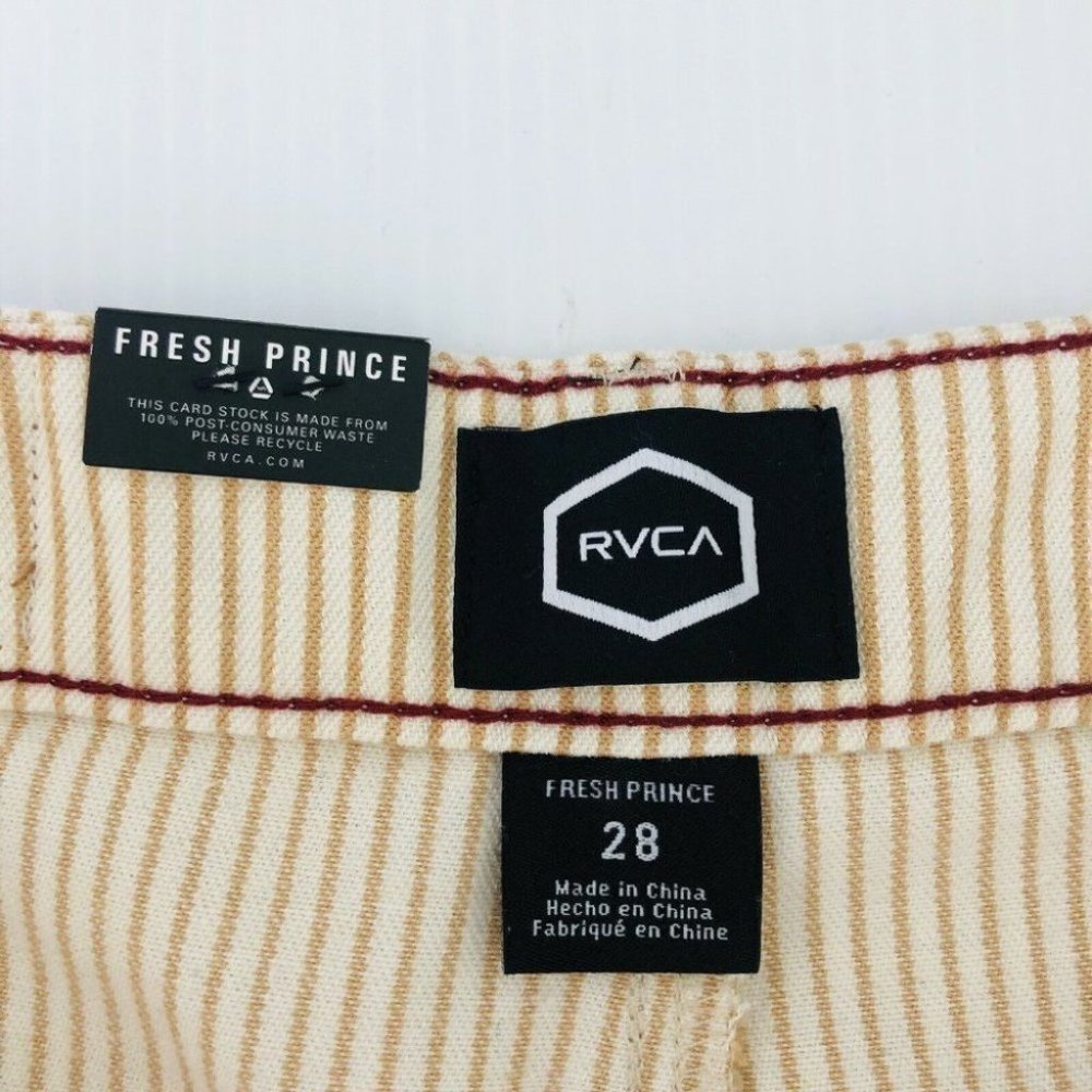 RVCA  Pants Sunshine Size 28 - Picture 8 of 11